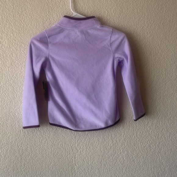 ATHLETIC WORKS FLEECE PURPLE JACKET - Picture 2 of 6